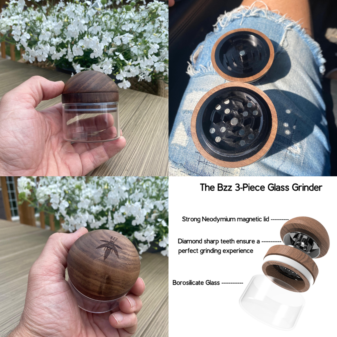 Glass Weed Grinder at Bzz Box