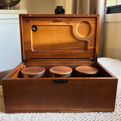 XL Dark Wood Bzz Box (Treasure Chest) - Bzz Box