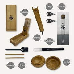 12 accessories - Summer Fun Bzz Box Bundle - Lockable Smell-Proof Stash Box - Bzz Box