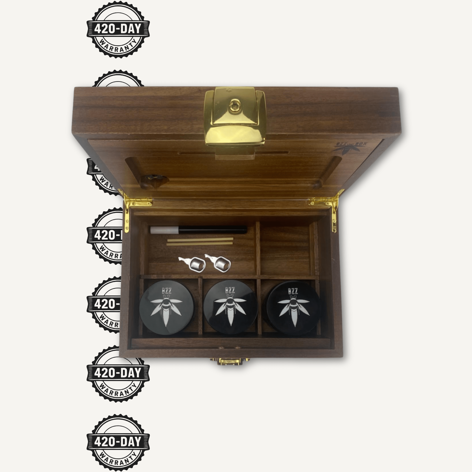 420 day warranty - Summer Fun Bzz Box Bundle - Lockable Smell-Proof Stash Box - Bzz Box