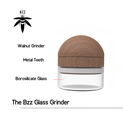 The Bzz 3-Piece Glass Grinder