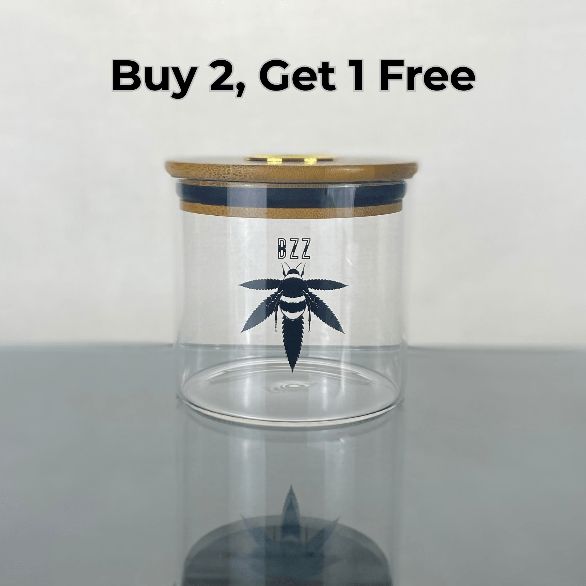 The Bzz XL Hygrometer Stash Jar - Bzz Box