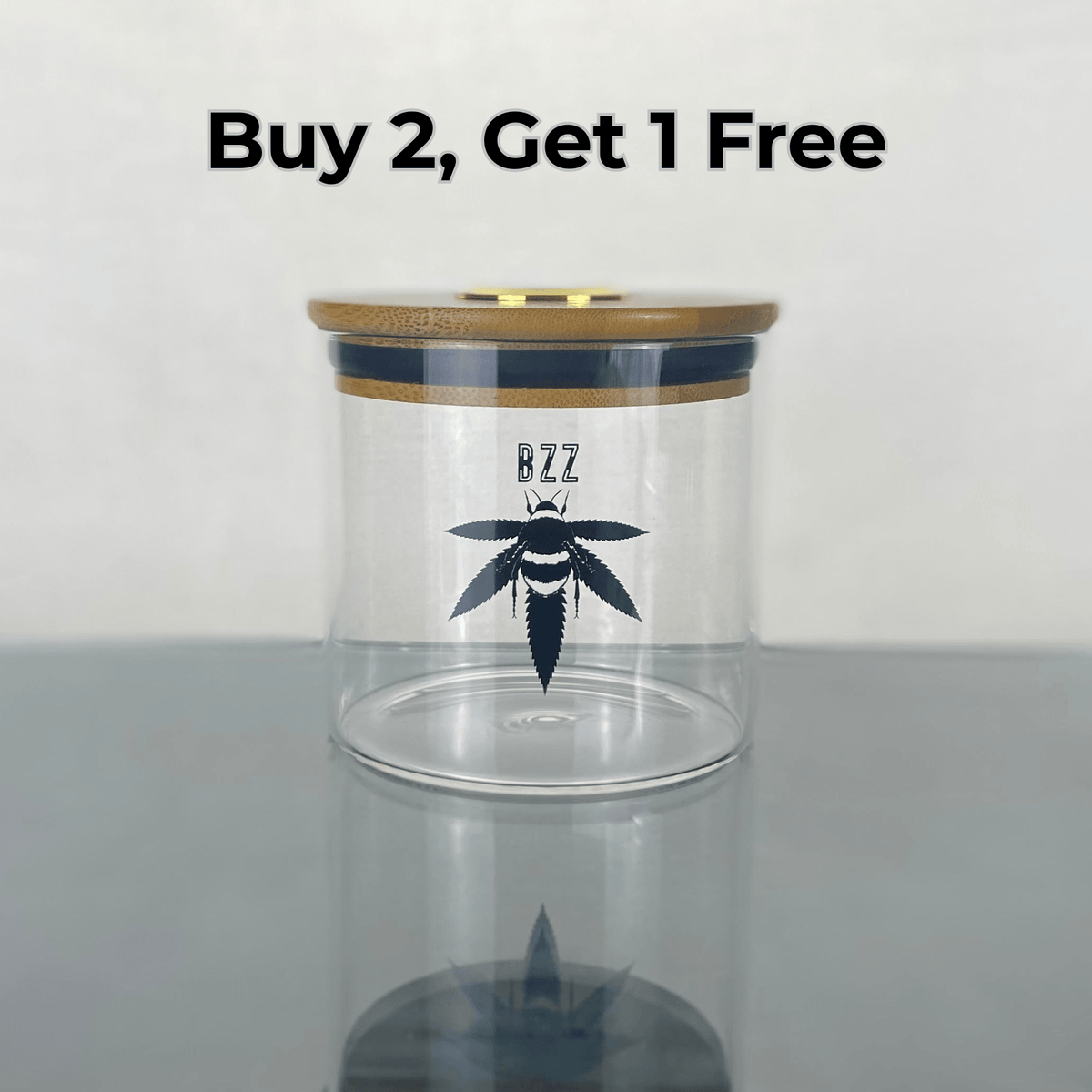The Bzz XL Hygrometer Stash Jar - Bzz Box