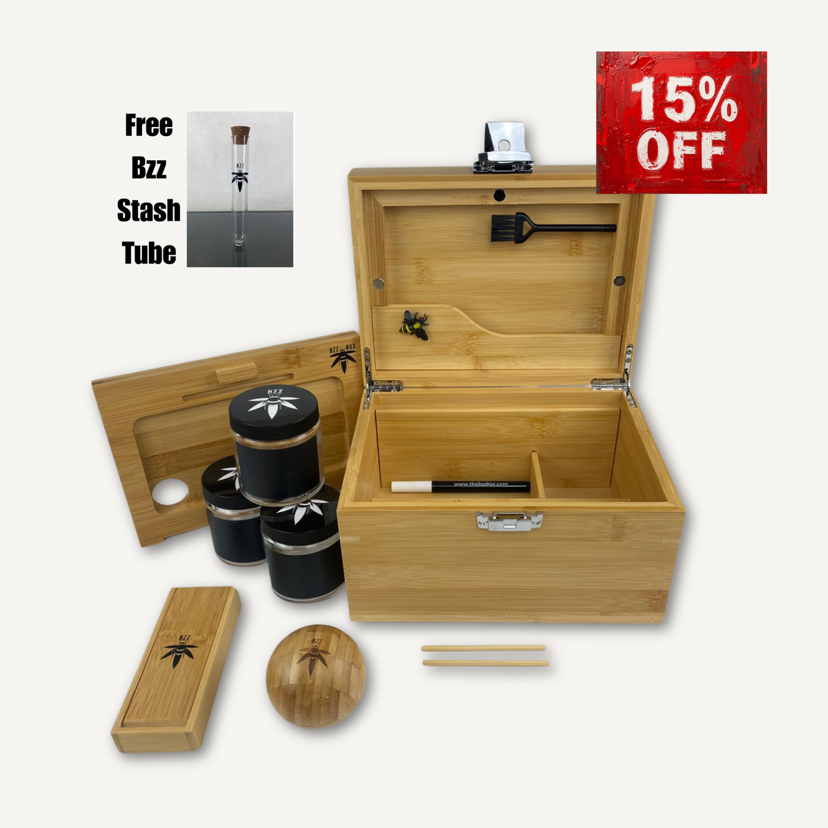 OG BzzBox + Bamboo Accessory Kit - Save 15%