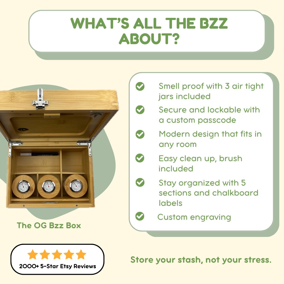 Bashed Box Large Stash Box for Stash Storage – Bzz Box