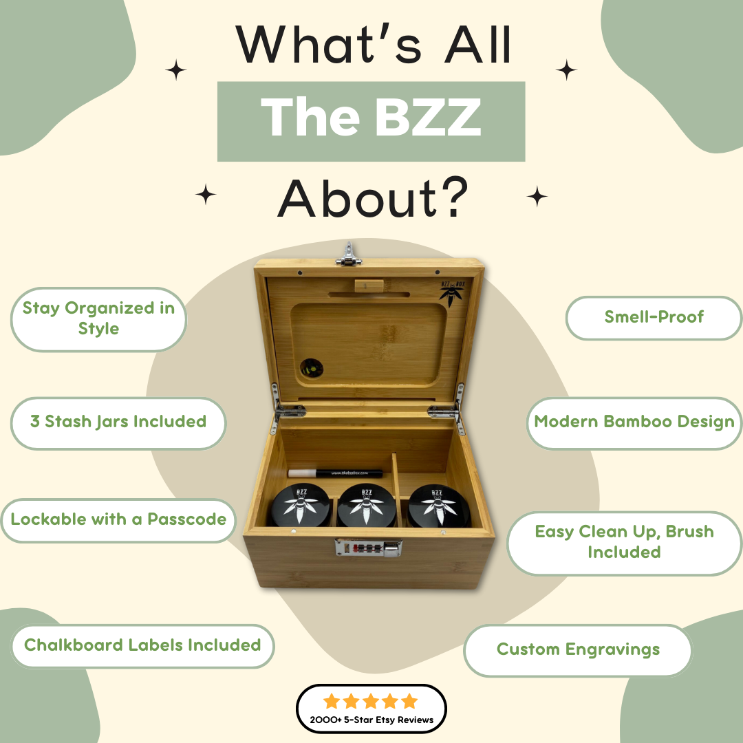Bst Style Box Large Stash Box for Stash Storage – Bzz Box