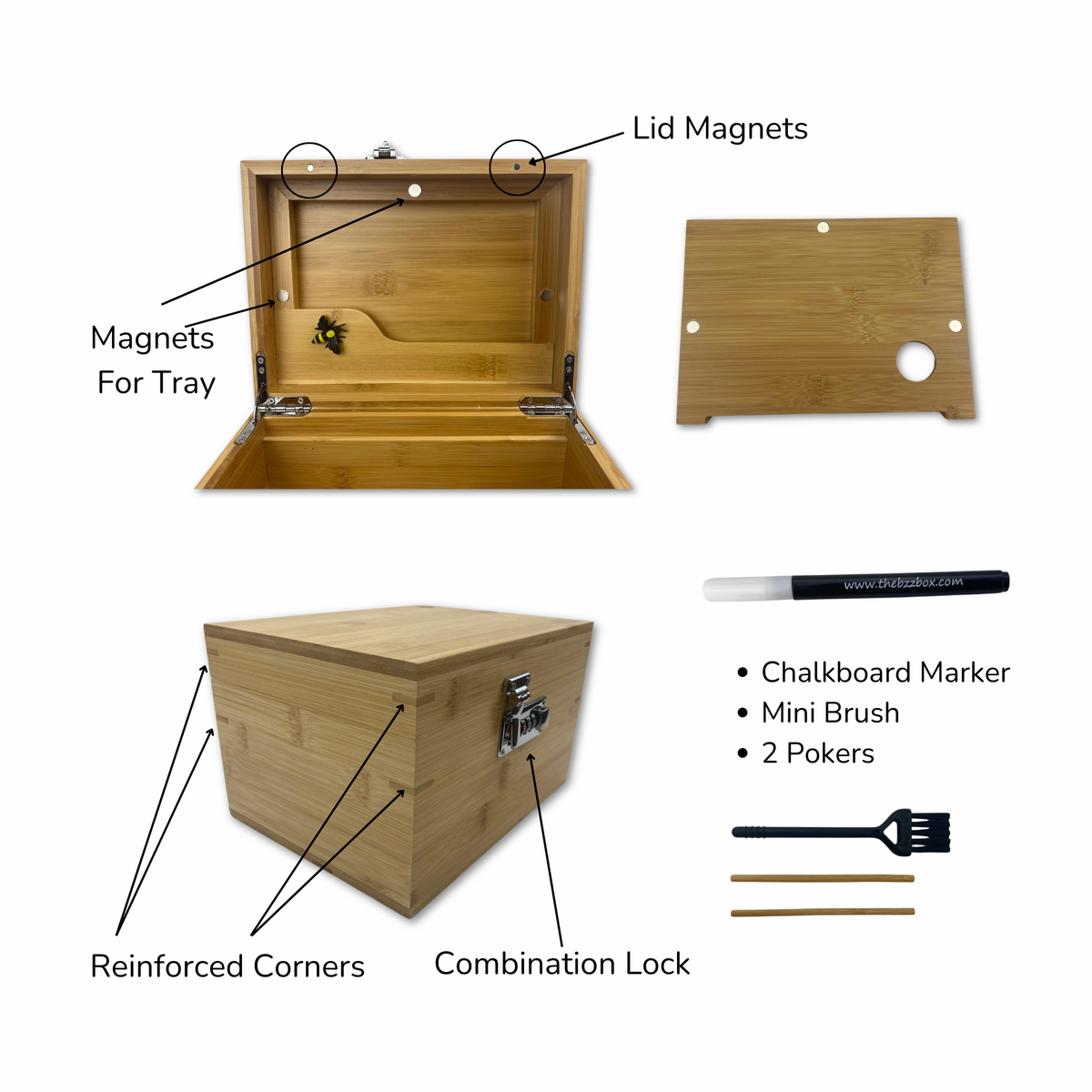 Bashed Box Large Stash Box for Stash Storage – Bzz Box