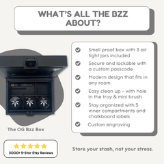 OG Black Bzz Box (Stash Box)