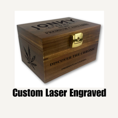 Dark Wood BzzBox + 3 Gun Metal Jars - Save $20