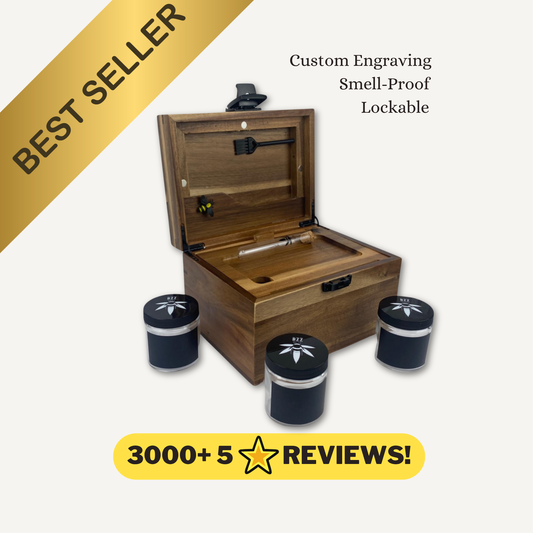 OG Dark Wood BzzBox (Stash Box)