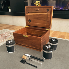 OG Dark Wood Bzz Box (Stash Box)