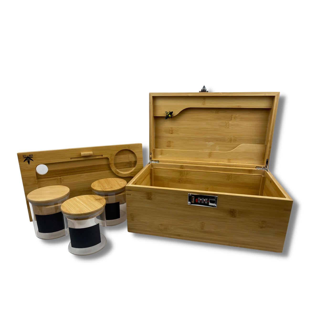 The Treasure Chest (XL Bzz Box) Bamboo Stash box