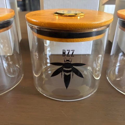 The Bzz XL Hygrometer Stash Jar - Bzz Box
