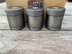 The Bzz Gun Metal Stash Jar - airtight - lightweight durable Aluminum Stash Jar