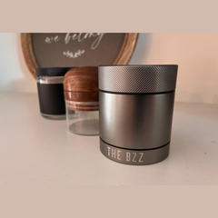 Walnut Grinder + Gun Metal Stash Jar + free Glass Stash Jar - Save 15%