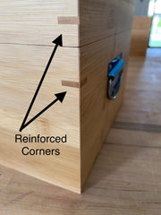 our extra large Bzz Box displaying the reinforced corners.