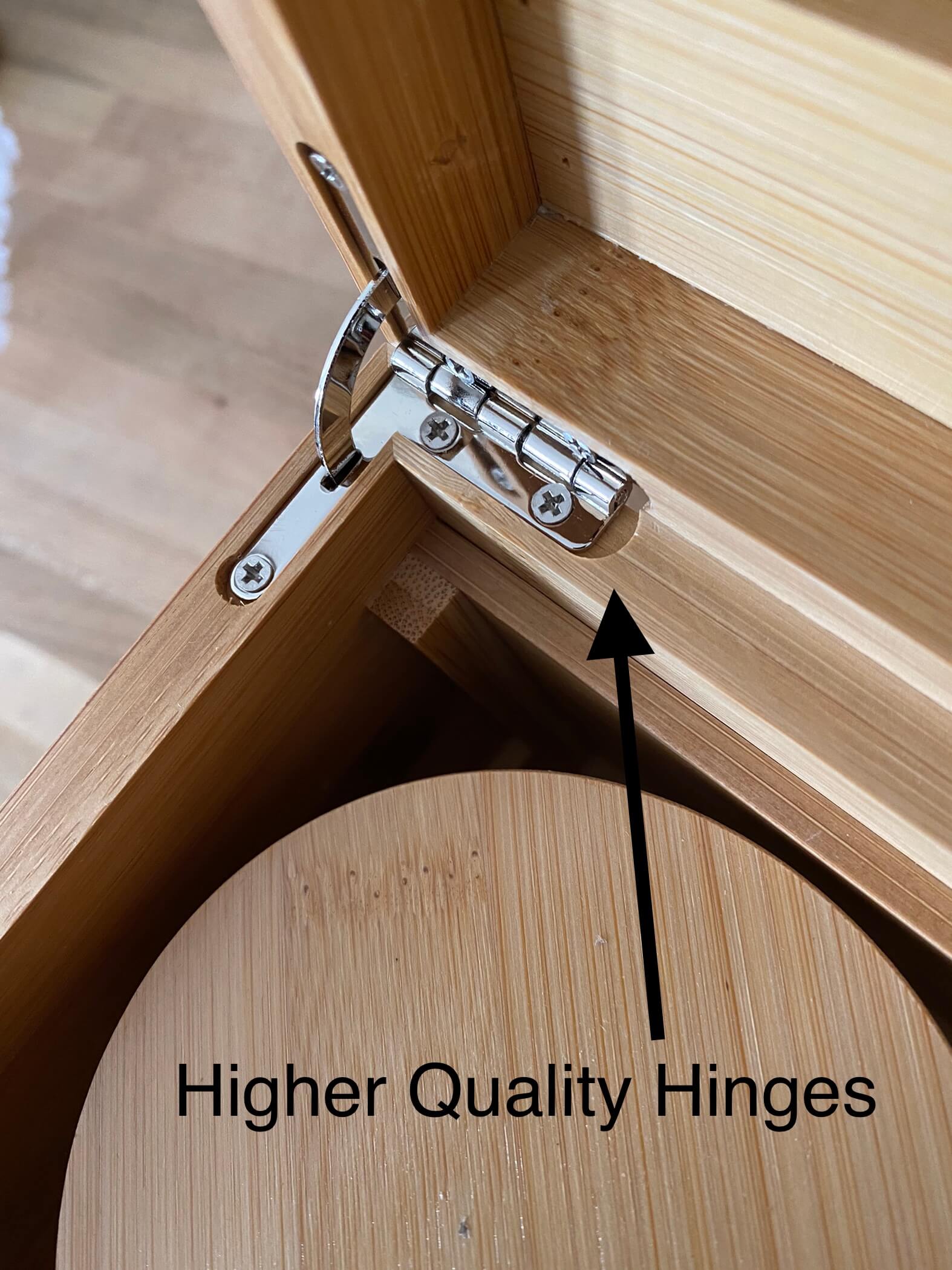 Our extra large Bzz Box showcasing the upgraded higher quality hinges.