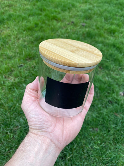 Our extra large stash jar that fits perfectly into our extra large Bzz Box.