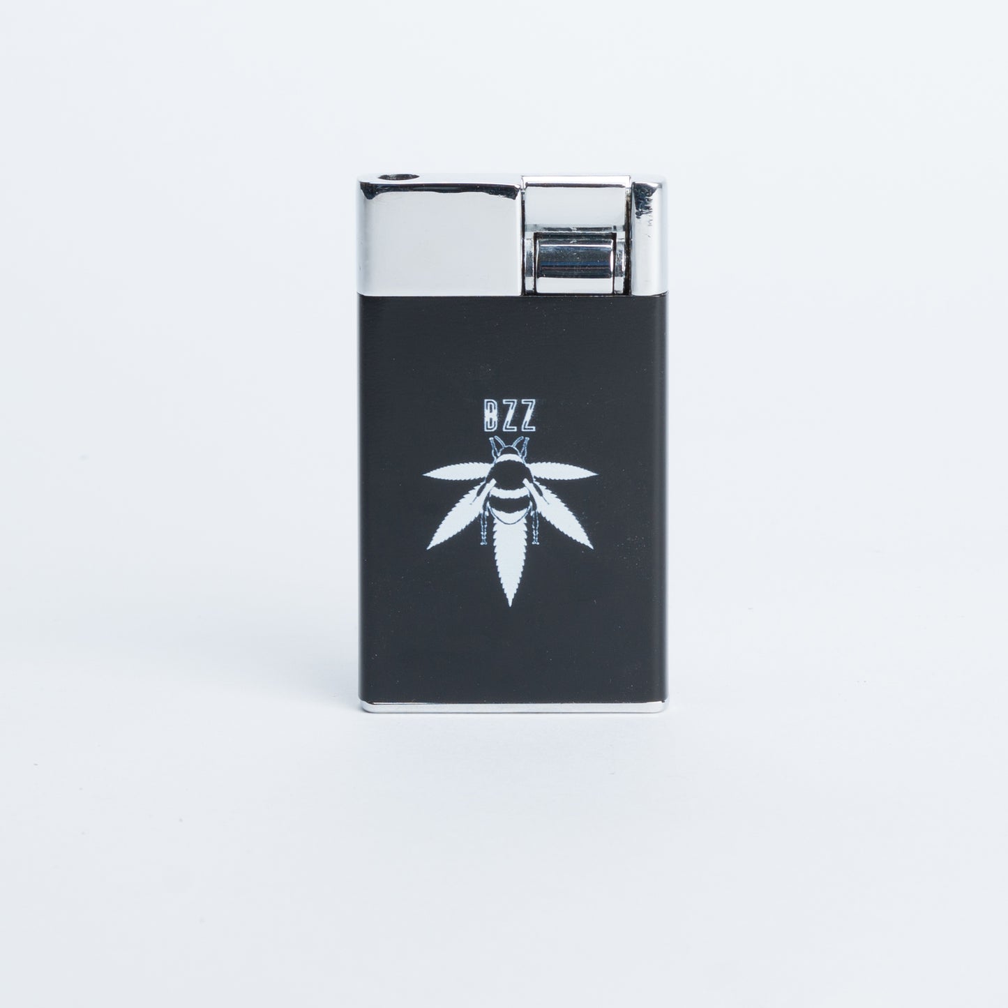 Our premium refillable butane Bzz Lighter. This is a hot commodity, grab yours today.